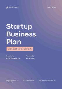 Business Plan Cover Page - PRODUCT-1